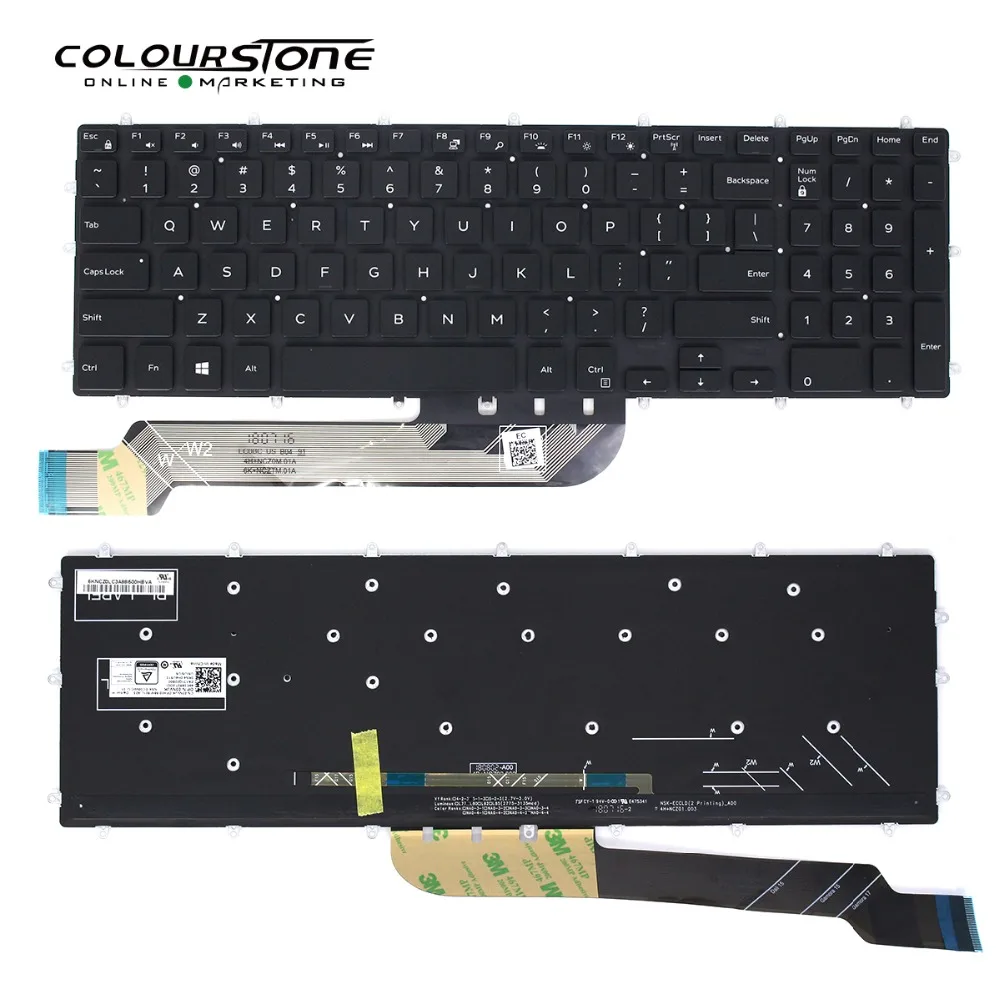 7566 US laptop keyboard for DELL 15 7566 5567 7567 5665 15-7000 5765 5767 5565 US Keyboard with backlit