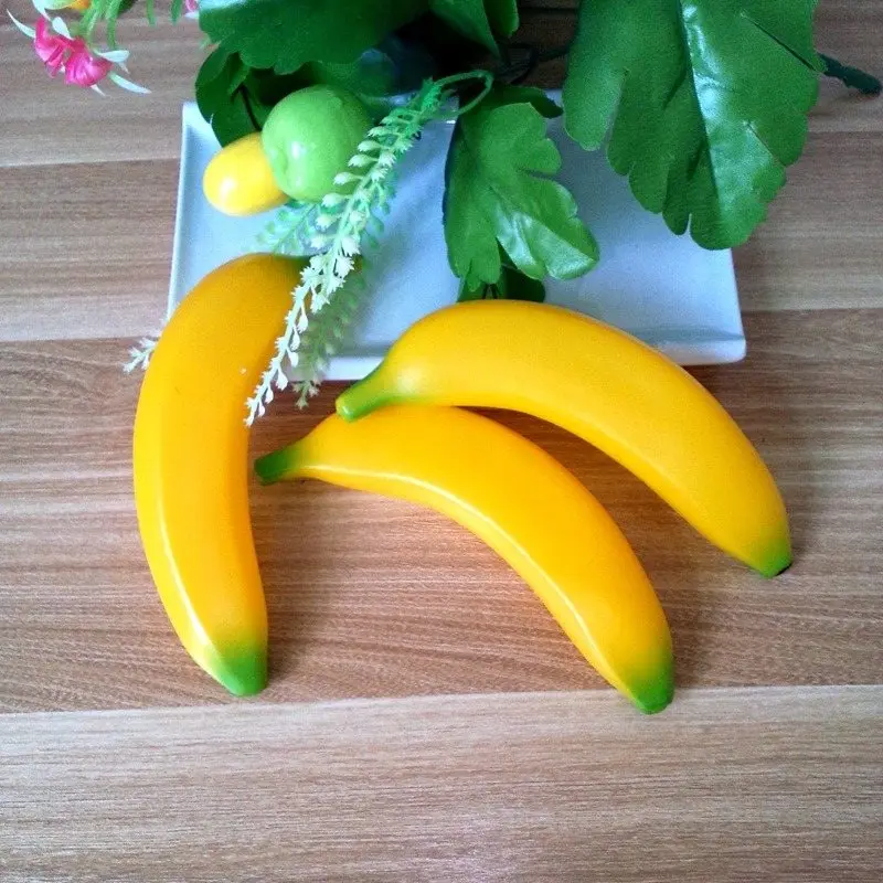 Bambino Banana Frutta Verdura Giocattoli di Plastica Modello di Simulazione Cibo Precoce Educativo Per Bambini Giochi Di Imitazione Casa Giocattolo Banane 2021