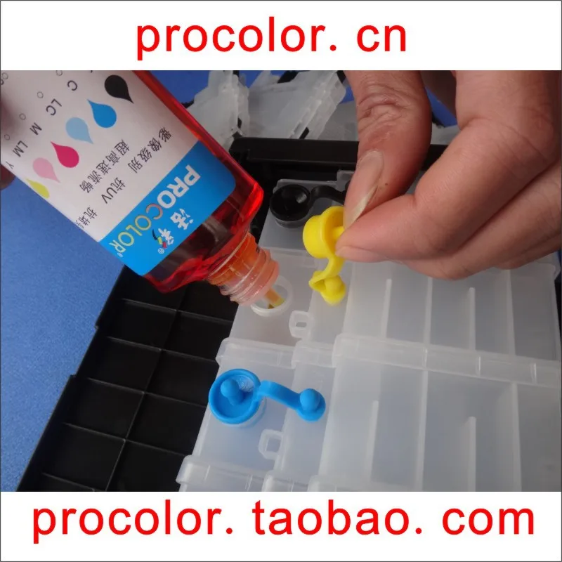 PROCOLOR LC1220 LC1240 CISS cartridge Refillable Dye ink Suit for BROTHER MFC-J430W MFCJ430 MFCJ430W MFC J430W MFC-J430 J430 430