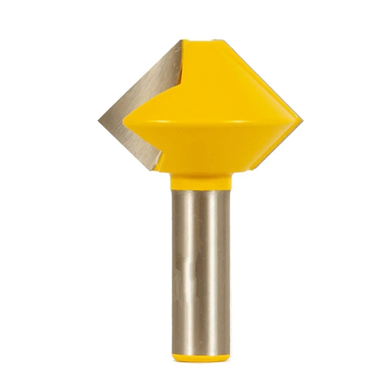 

1pcs Bird's Mouth Glue Joint Router Bit - 8 Sided - 1/2" Shank