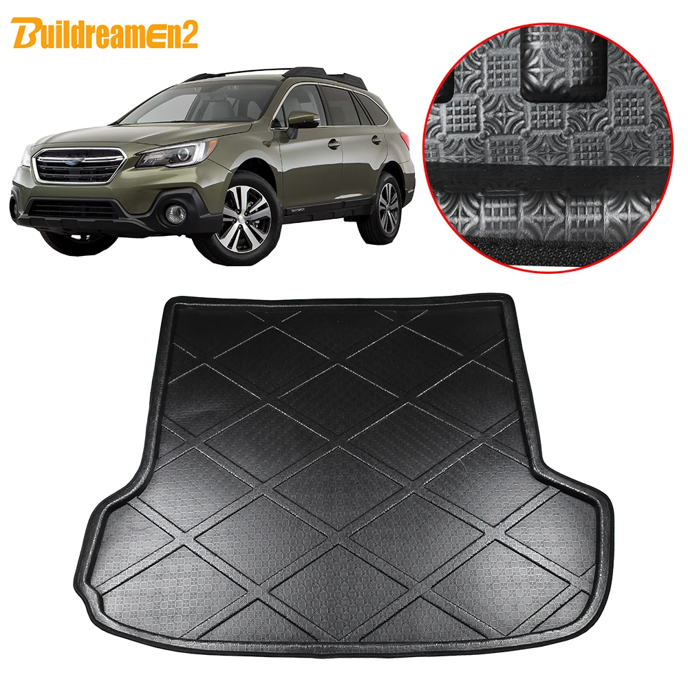 Buildreamen2 For Subaru Outback 2014 2015 Car Accessories Trunk Mat Tail Cargo Boot Tray Liner Floor Carpet Mud Protector Pad