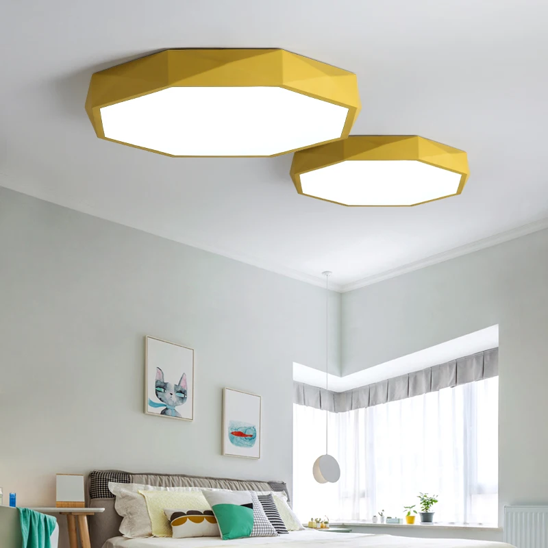 Mooskolin Ceiling Lights Macaroon Ceiling Lamp For Living Room Bedroom Kitchen Lustres De Sala Home Dec Colorful Ceiling Mounted