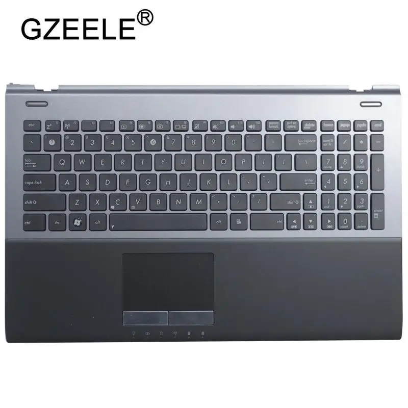 

GZEELE US Laptop Keyboard bezel For ASUS U56 U56E U56E-BBL6 U56E-EBL8 Palmrest Top Cover UPPER CASE