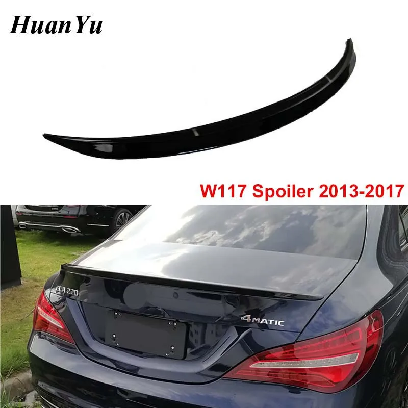 

Rear Spoiler for Mercedes-benz CLA W117 Rear Boot Tail Wings 2013-2017 year CLA200 CLA250 ABS Duck Wings