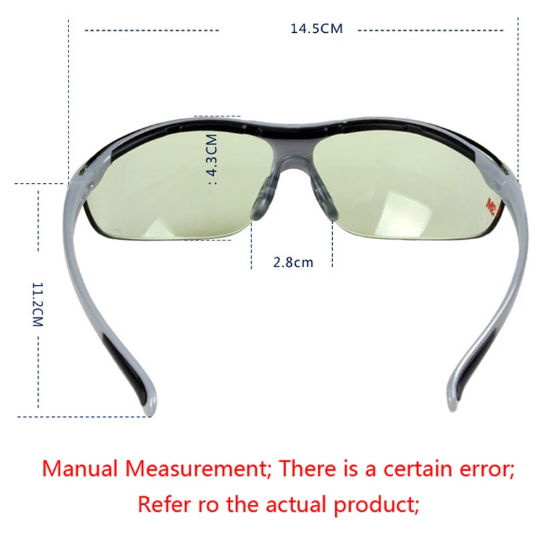 3M 1790G Goggles Indoor/Outdoor Work Sports Bicycle Anti-UV Anti Shock Glasses Anti-dust Safety Goggles anti Ultraviolet rays