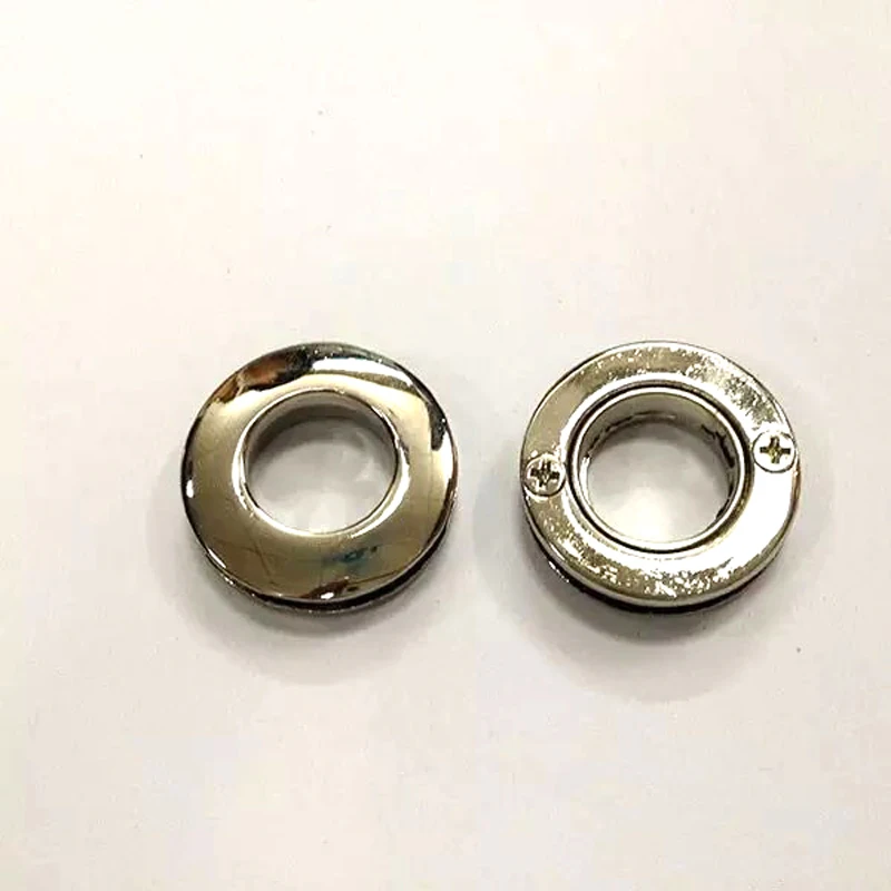 

Dia.14mm Nickel Alloying Grommet Eyelet 30pcs metal eyelet with screw