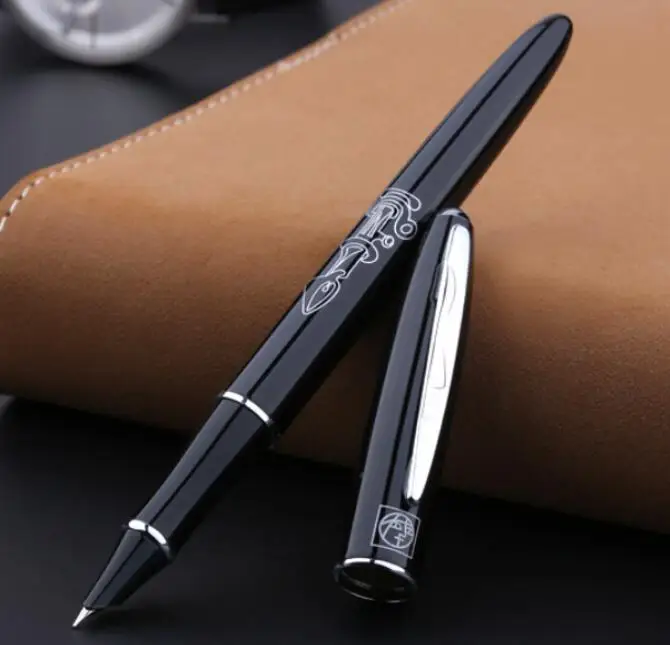 

606 PICASSO Fine Nib tip luxury school Office Stationery Executive Metal Fountain Pen school pencil case select