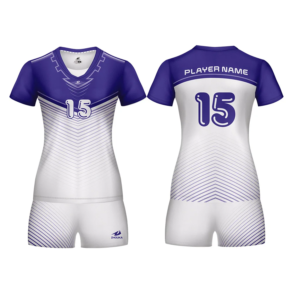 Professionista di Pallavolo Uniformi Set Traspirante Quick Dry Pallavolo Jersey Camicia shorts Kit di Abbigliamento Sportivo Femminile