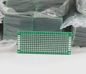 5PCS x 3x7 cm PROTOTYPE PCB 2 layer 3*7 panel Universal Board 2.54mm Double Side Green Board 1.6mm thickness