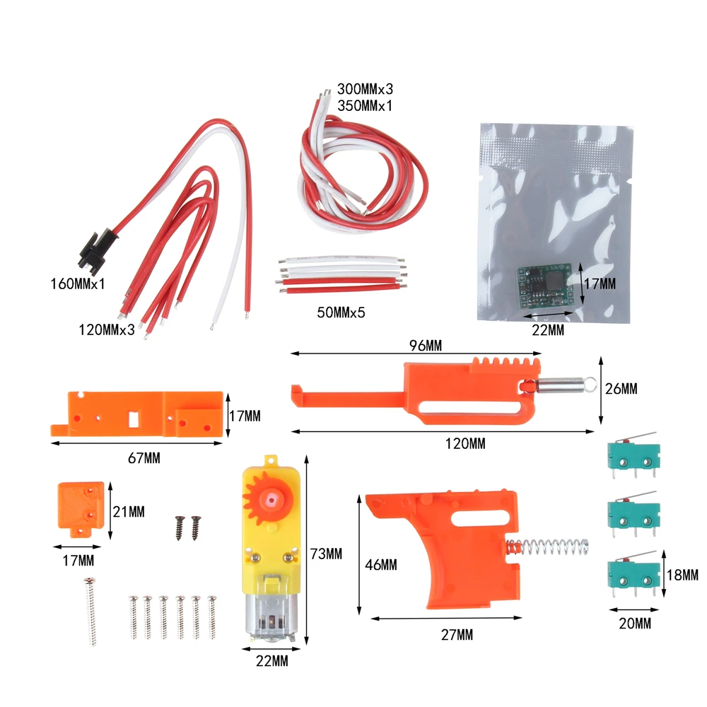 Worker Mod Full Automatic 130 Motor Kits for Nerf N-Strike Elite Stryfe Modify