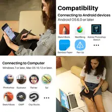 HS64 Graphics Tablet with Stylus Support #6