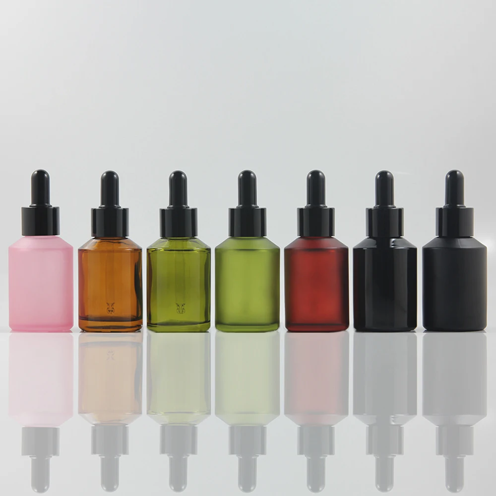 

60ml frosted Glass dropper bottle ,cosmetic packing, 60 ml gass cosmetic bottle for oil