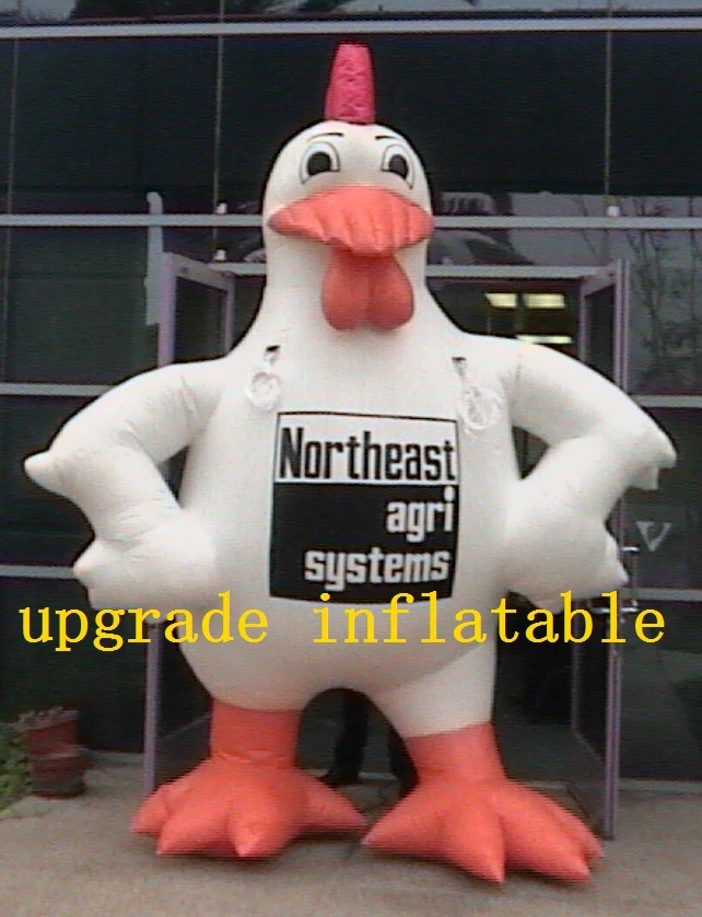 Advertising Giant Inflatable Chicken Replica Inflatable Chicken For Restaurant Advertising