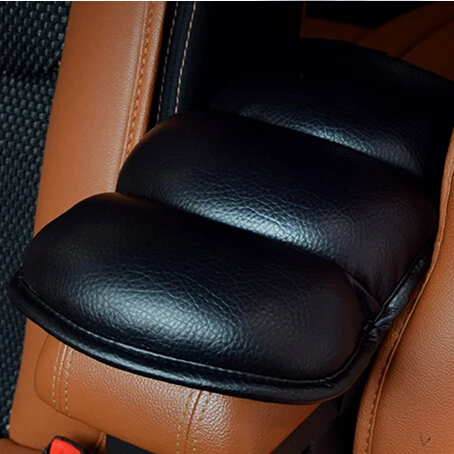 Car-styling PU Leather Car Armrests Cover Pad Mats For Nissan Geniss Juke Almera Primera pathfinder Sentra Versa Altima Sentra