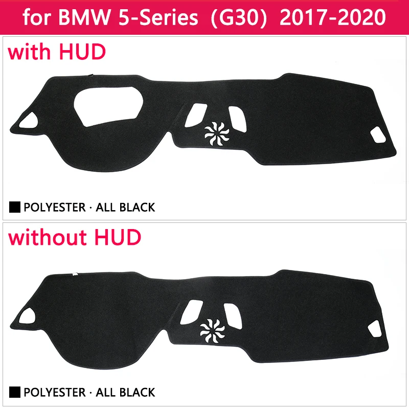for BMW 5 Series G30 2017 2018 2019 2020 Anti-Slip Mat Dashboard Cover Pad Dashmat Carpet Cape Accessories 520i  525i 530i 540i
