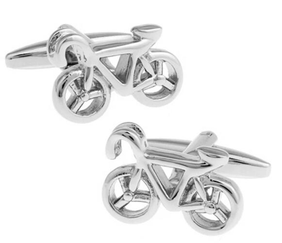 

Free Shipping Men's Novelty Cuff Links Brass Material Fashion Bike Design Business Suit Accessaries