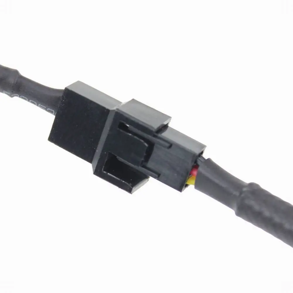 10 Stücke 3Pin PWM Zu Dual PWM Computergehäuselüfter Power Ärmeln Y-Splitter Adapter Kabel Draht 11,81 Zoll
