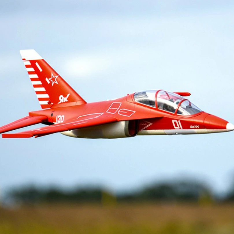 FMSRC Airplane Yak-130 V2 70mm Ducted Fan EDF Jet Big Scale Model Plane Aircraft Avion PNP 6S with Retracts Flaps Yak130