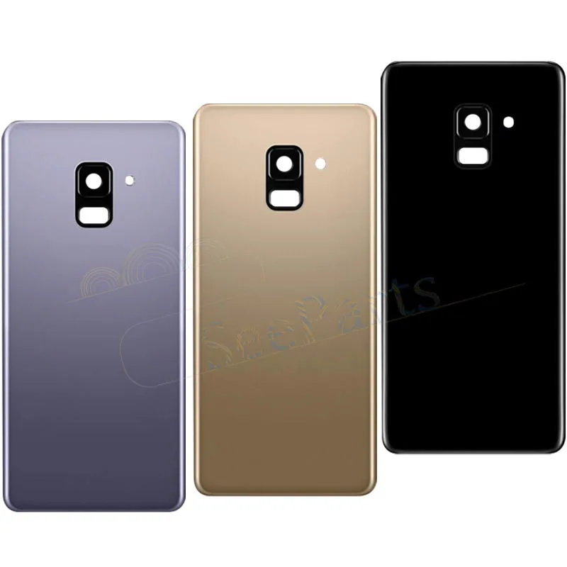 Back Glass For Samsung Galaxy A8 2018 Battery Cover Back Door Housing Case With Camera Lens For Samsung A530 Battery Cover