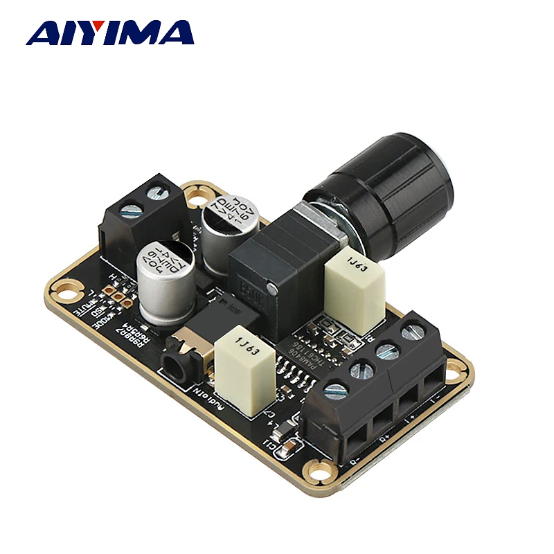 

AIYIMA 2.0 CH PAM8406 Digital Amplifier Audio Board 2*5W Audio Stereo for DIY Speaker amp Accessories DC 5V