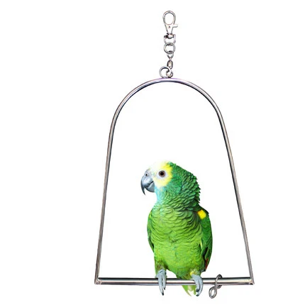 

Creative Bird Parrot Paw Swing Toy Hanging DIY Bird Cage Parakeet Perch Stand Hammock Ring Bridge Pet Supplies Free Shipping