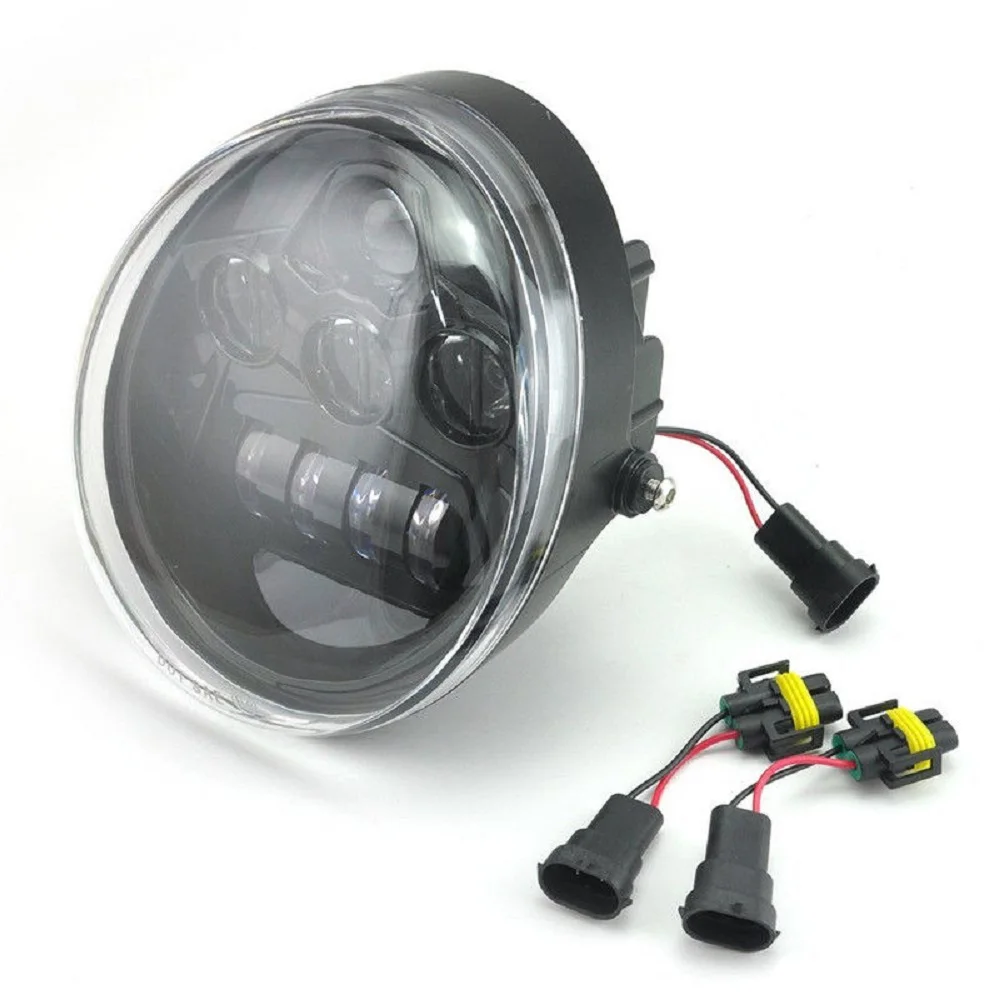 DOT E9 Led Headlight Assembly for Harley VROD VRSC VRXSE V-Rod, VRod Muscle Screamin' Eagle CVO V-Rod Motorcycle H4 Headlamp image 3
