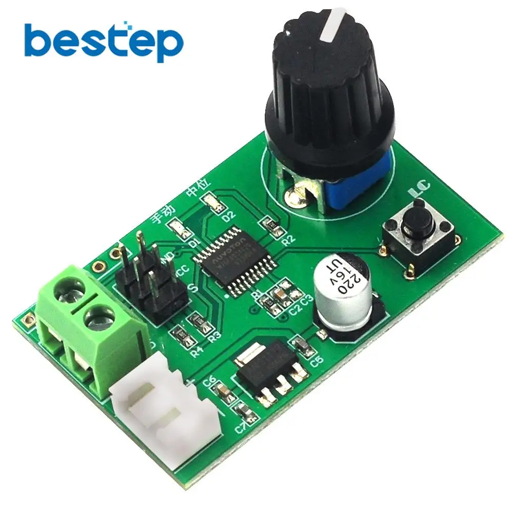 DC 5V-9V Dual Servo Motor Drive Module Controller Debugger for SG90/MG995/MG996 Robot Servo Control Module