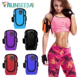 Runseeda Running Armbands Bag Cycling Mobile Phones Arm Bag 6 inch Smartphone Pouch For Jogging Fishing Riding Gym Fitness