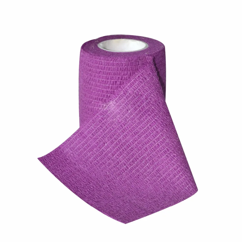 

Self Adhesive Wrap Bandage Waterproof Tender Tape For Knee Wrist Security Protection Guaze 7.5cm*4.5m Purple Health Care Tool