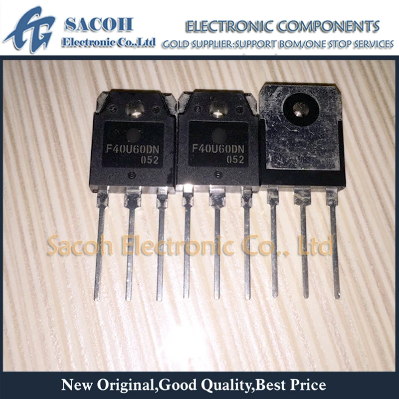 

New Original 10Pcs/Lot FFA40U60DN F40U60DN F40U60 OR FFA40UP35S F40UP35S TO-3P 40A 600V Ultrafast Recovery Diode