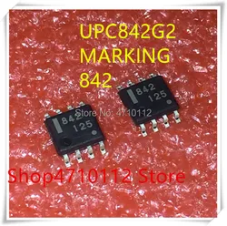 NEW 10PCS/LOT  UPC842G2-E1 UPC842 MARKING 842 SOP-8 IC