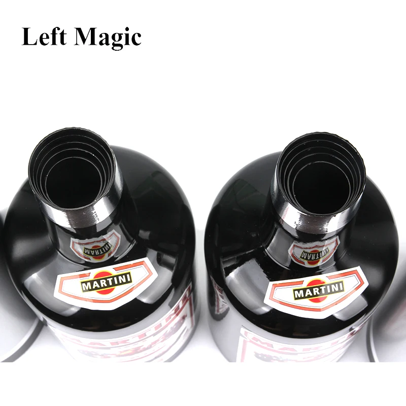 Multiplying Bottles 10 Bottles Black Magic Trick Stage Magic Props Close Up Mentalism Illusion Classic Toy