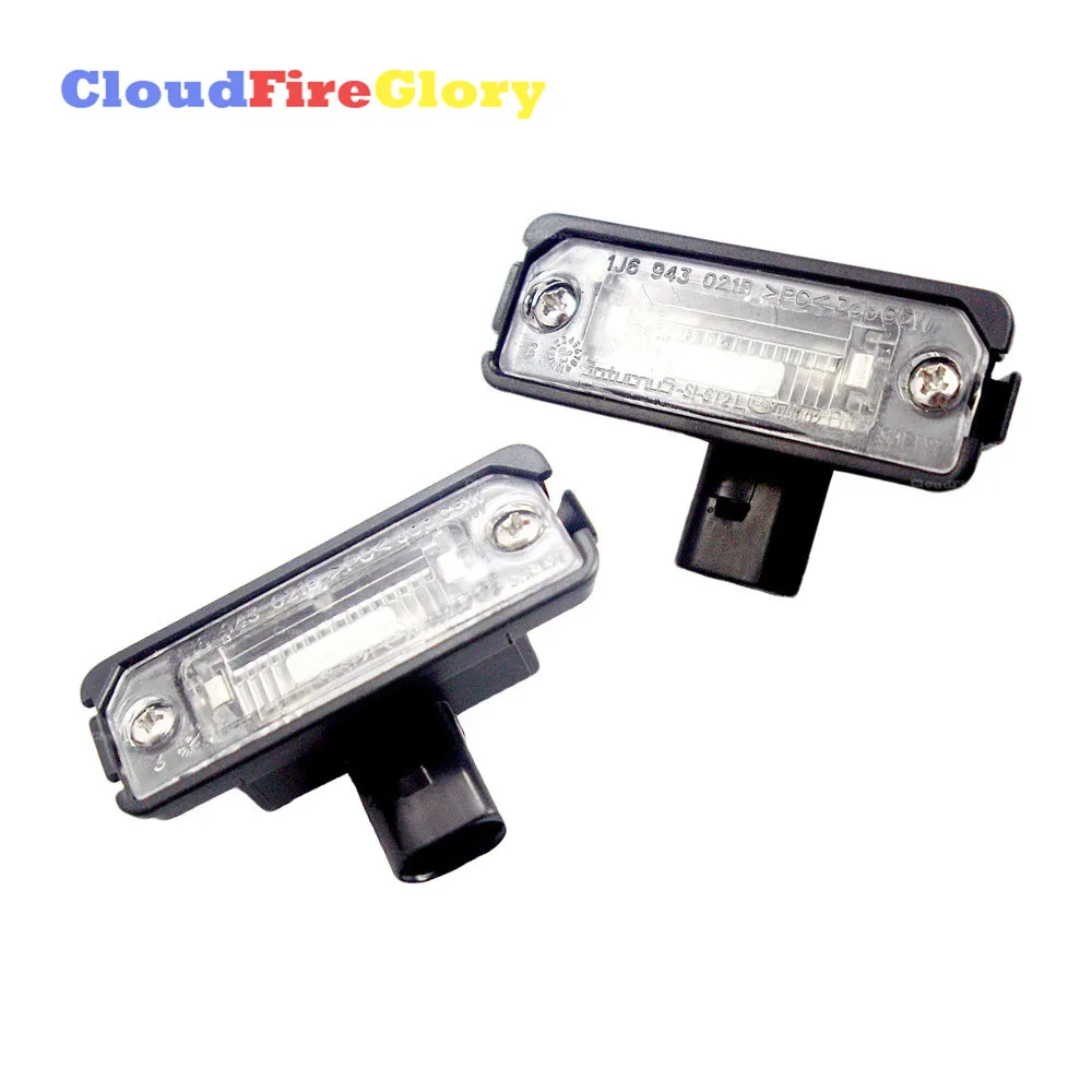 For Beetle 2006 2010 GOLF MK4 1998 2000 2004 Lupo Phaeton Polo 1Pcs Or 2Pcs License Plate Light Lamp 1J6943021B