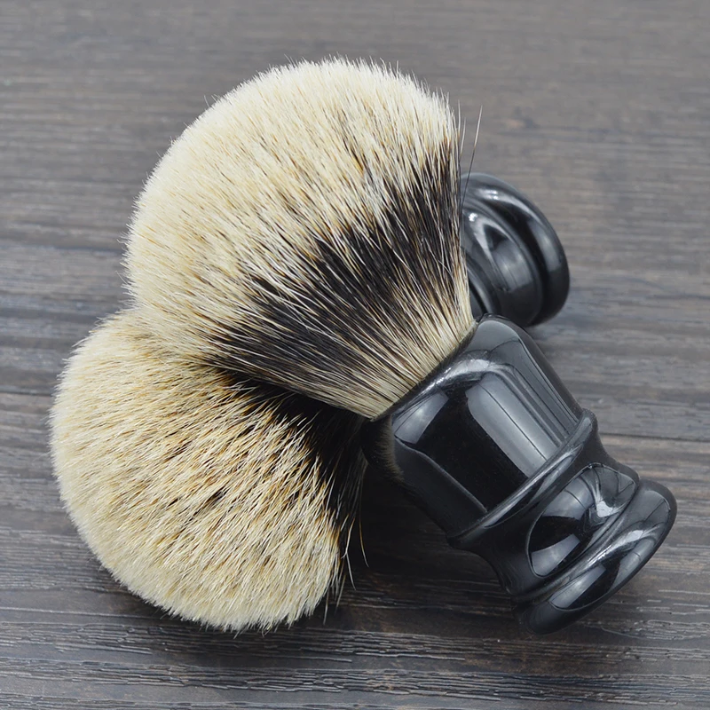 

DS Men two band Badger Hair Shaving Brush Barber Shave Beard Face Cleaning Black resin handle Brushes