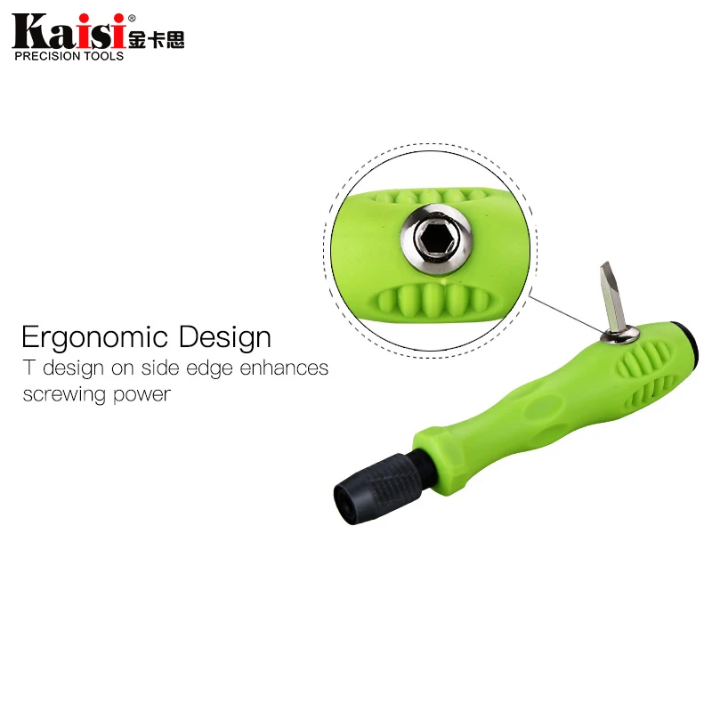 kaisi Precision Magnetic Screwdriver Set 32 pcs Repair Tool Kit for iPhone/Computer/Electronics/Laptops Household screwdriver