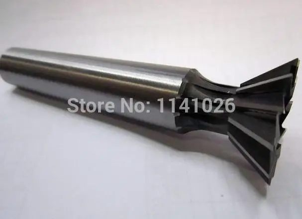 1PCS 10mm/12mm/14mm/16mm/18mm/20mm/25mm/30mm/32mm/35mm/40mm/45mm 50/70/75 Degree Premium HSS Dovetail Cutter End Mill Milling