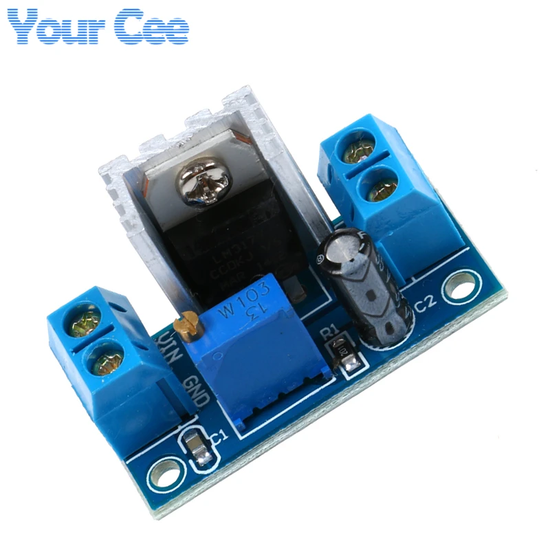 LM317 DC-DC Converter Buck Step Down Circuit Board Module Linear Regulator LM317 Adjustable Voltage Regulator Power Supply