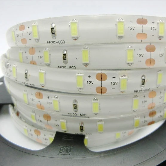 LED Strip 5630 Waterproof Flexible LED Light DC12V 60LED/m 5m/lot IP65 High Quality 5630 LED Strip