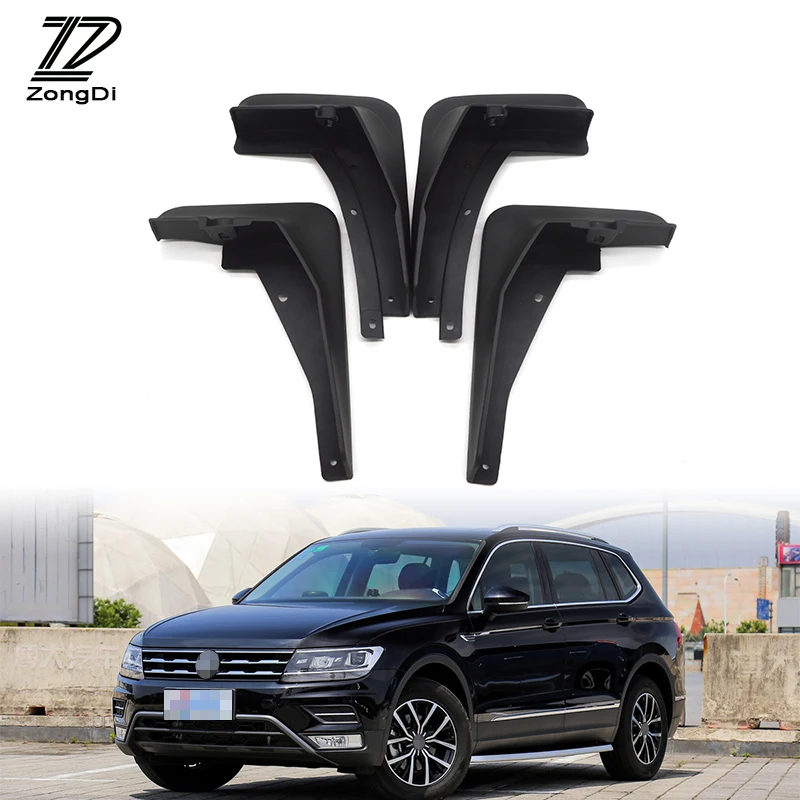 

ZD Car Front Rear Mudguards For VW Tiguan 2 Mk2 2016 2017 2018 Accessories Mudflaps Car-styling Fenders 1Set/4Pcs Splash Guards