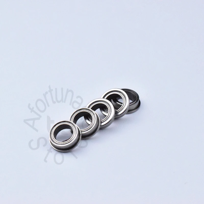 FR168ZZ 6.35*9.525*10.72*3.175*0.914(mm) 10pieces bearing Flange bearings FR168ZZ chrome steel deep groove bearing