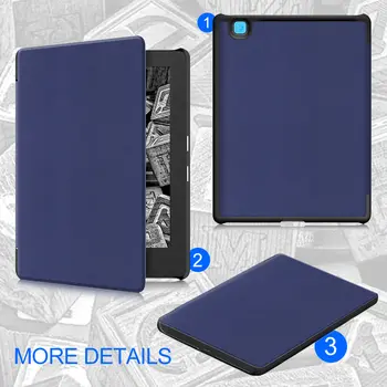 Chytré magnetické pouzdro pro Kobo Aura H2O edition 2 (6,8 6 nejlepší prodej funda kobo aura one - №6