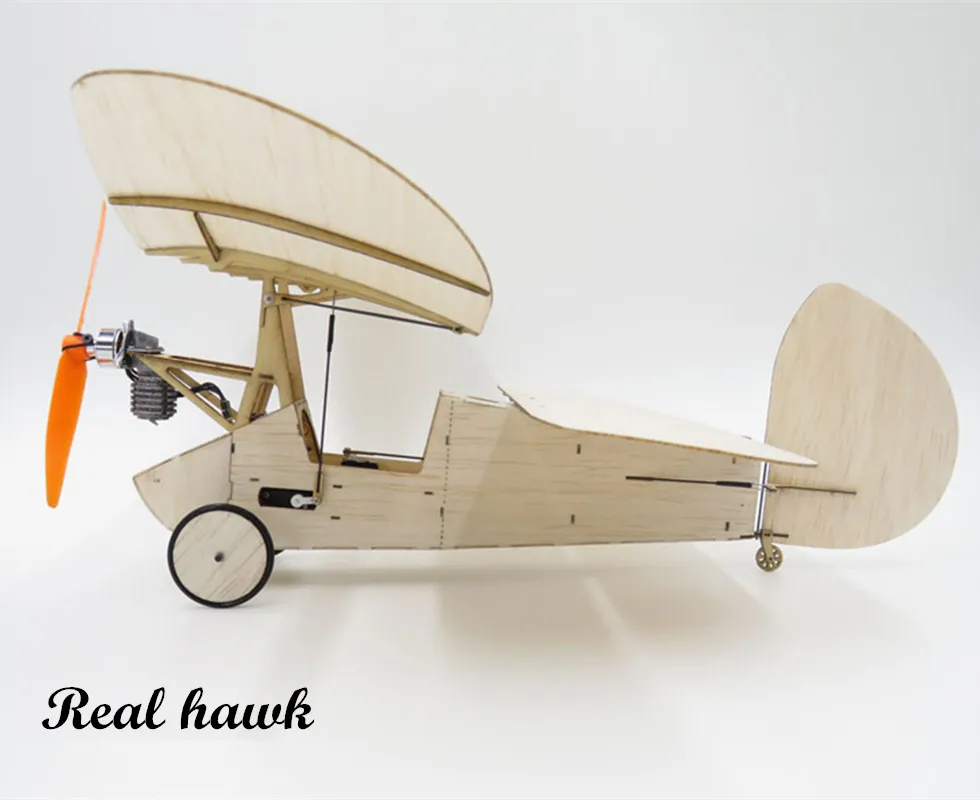 طائرة مزودة بجهاز للتحكم عن بُعد قطع بالليزر طائرة خشبية طائرة نيوتن الجزء العلوي من إطار الجناح بدون غطاء جناحيها 358 مللي متر طقم بناء نموذج خشبي بالسا