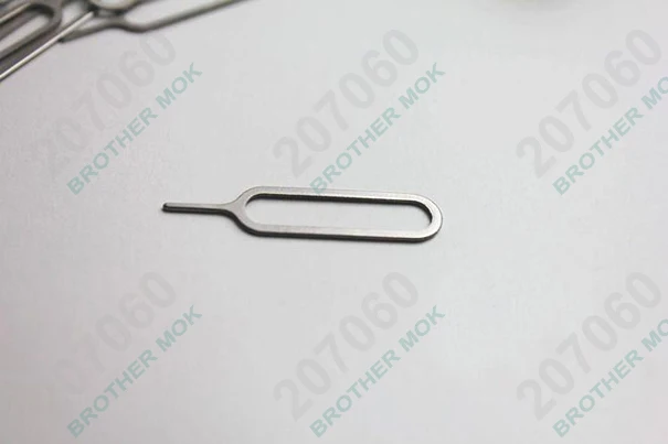 Metal SIM Card Pin SIM Tray Eject Pin Key Open Tool for iPhone 5/5S, 4/4S/4GS, 3/3GS 10000pcs/lot