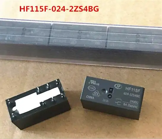 

HOT NEW relay HF115F 024-2ZS4BG HF115F-024-2ZS4BG DC24V 24V DIP8 10pcs/lot