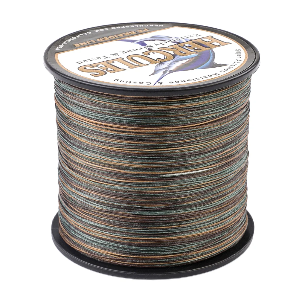 Hercules carp fishing line accessories Multifilament tackle Saudi Arabia 8 Strands Pesca 10-300LB PE 100-2000M Carp Fishing Cord