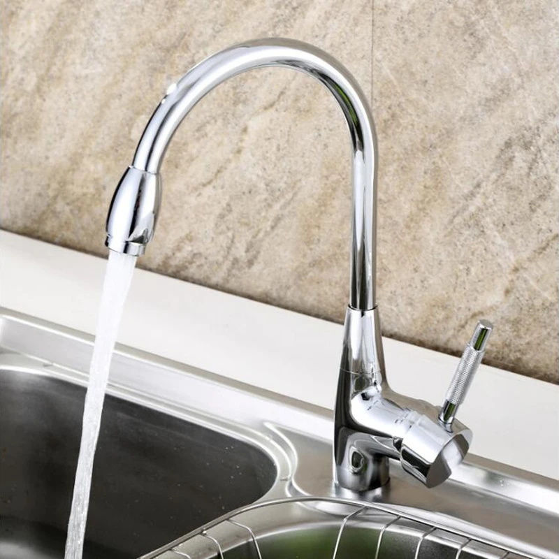 

kitchen Vidric Faucet basin faucet hot and cold mixer tap 360 degree rotating water tank faucet single handle a faucet