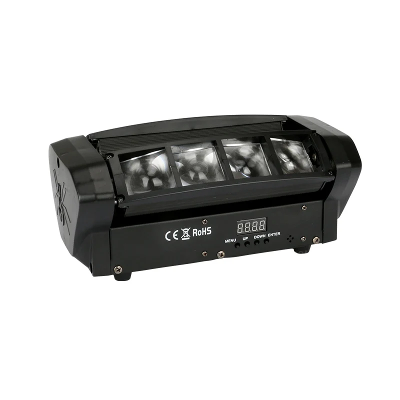 

Hot sale super bright Mini 8X10W RGBW LED Spider Beam stage effect lights Stage Lighting DMX512 Disco DJ Party Light