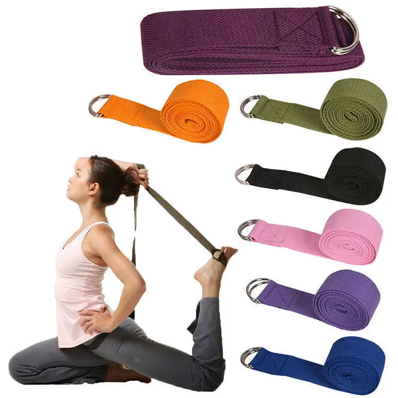 180cm Sport Yoga Stretch Strap Belt Gym Waist Leg Fitness Adjustable Belt Yoga Training Fitness Sporting Accessories YC971923