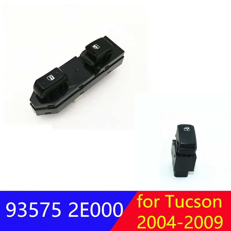 

Power Window Sub Switch for hyundai Tucson 04-09 Front right rear Door window glass control lift switch button RH 935802E000