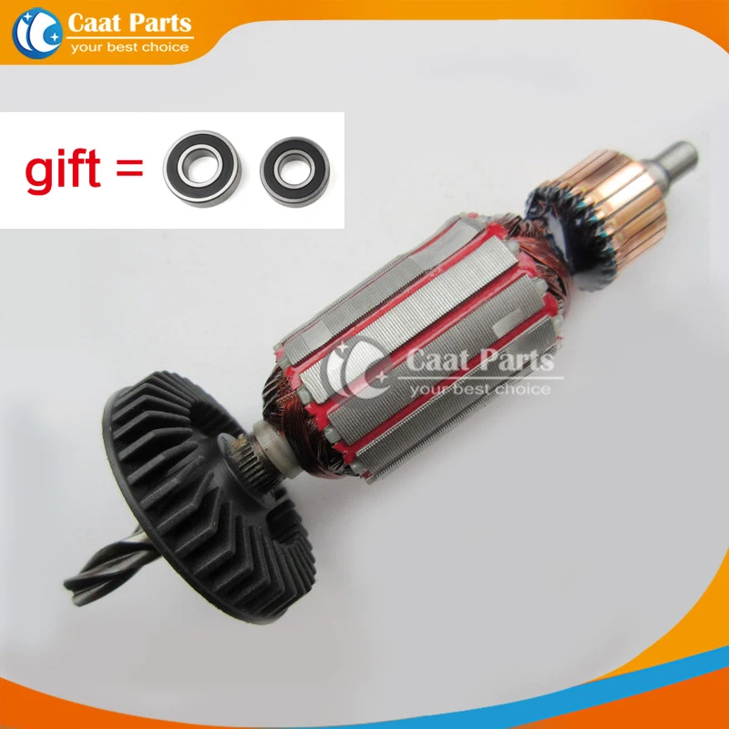 

Free shipping! AC220V-240V 4-Teeth Drive Shaft Electric Hammer Armature Rotor for Bosch GBH2-20SE GBH2-20S, High-quality!